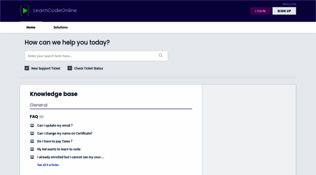 learncodeonline.freshdesk.com