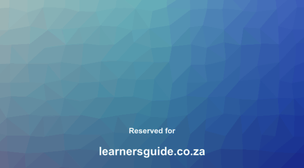 learnersguide.co.za