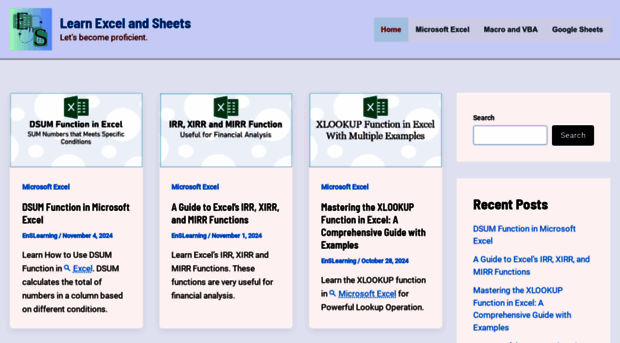 learnexcelandsheets.com