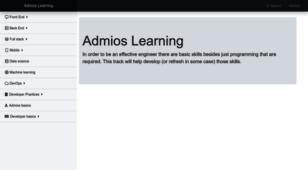 learning.admios.com