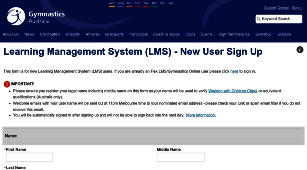 learning.gymnastics.org.au