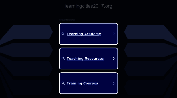 learningcities2017.org