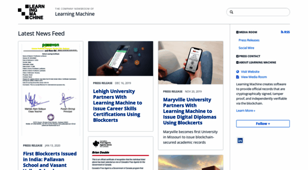 learningmachine.newswire.com