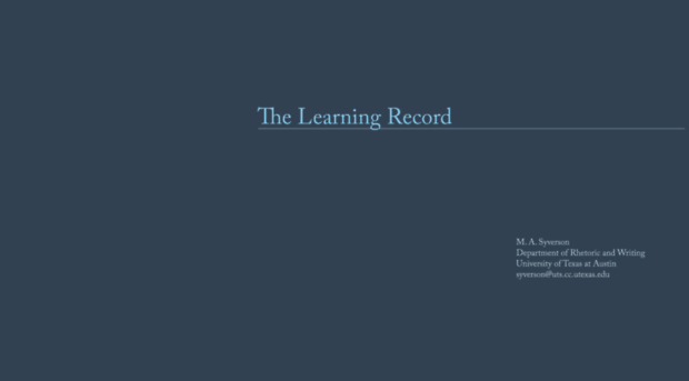 learningrecord.org