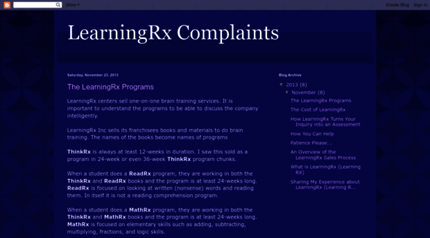 learningrxcomplaints.blogspot.com