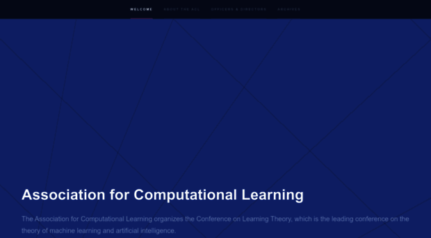 learningtheory.org