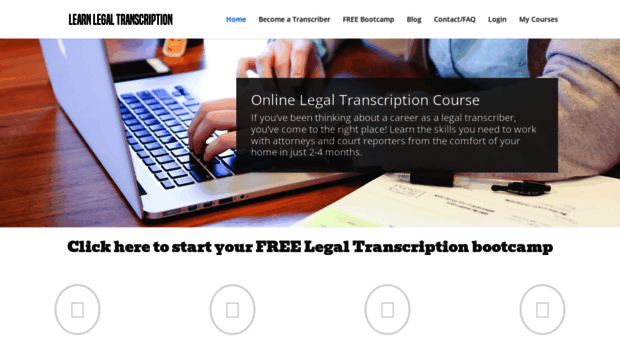 learnlegaltranscription.com