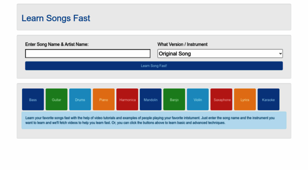 learnsongsfast.com