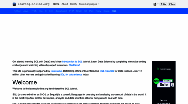 learnsqlonline.org