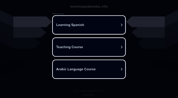 learntospeakarabic.info