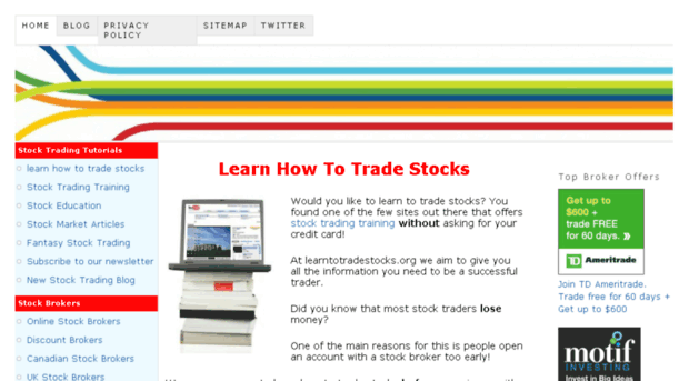 learntotradestocks.org