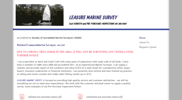 leasuremarinesurvey.vpweb.com