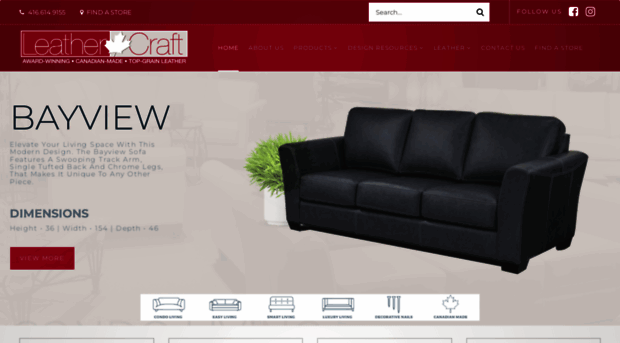 leathercraftfurniture.ca