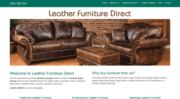 leatherfurnituresouth.com