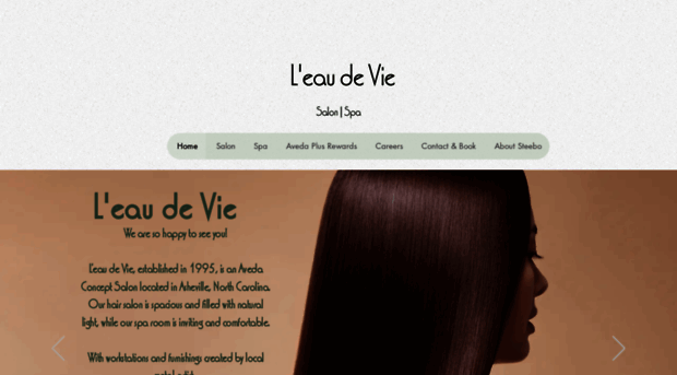 leaudeviesalon.com