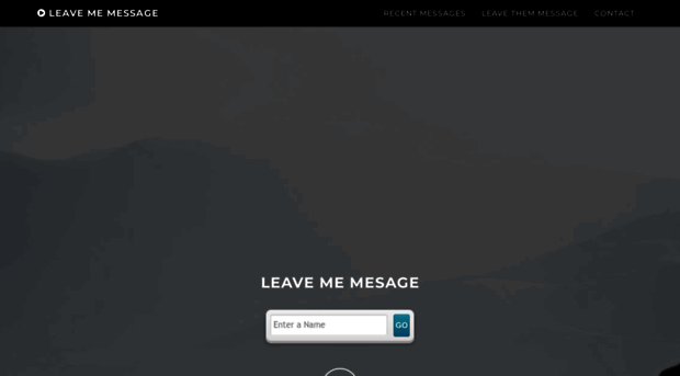 leavememessage.com