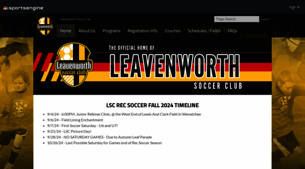 leavenworthsoccerclub.org