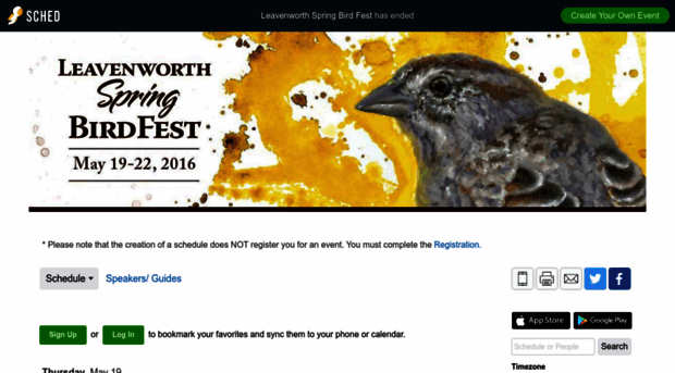 leavenworthspringbirdfest2016.sched.org