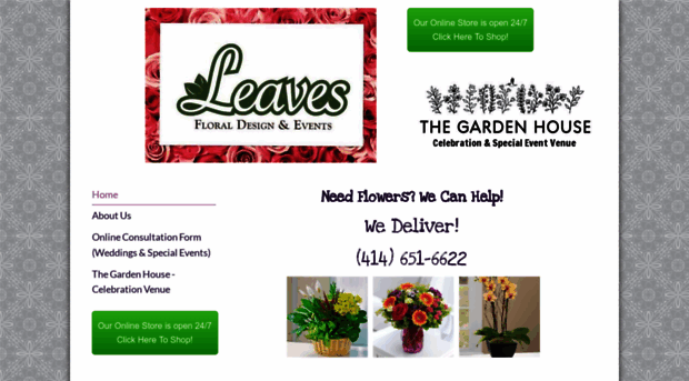 leavesfloraldesign.com