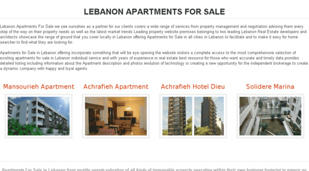 lebanonapartmentsforsale.com