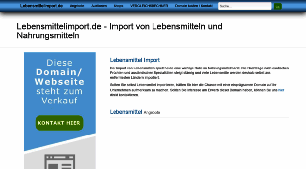 lebensmittelimport.de