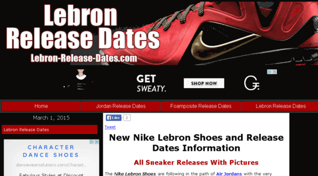 lebron-release-dates.com