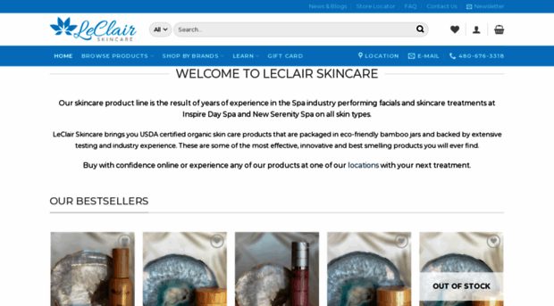 leclairskincare.com