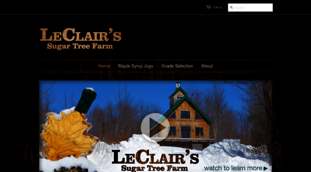 leclairsmaplesyrup.com