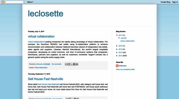 leclosette.blogspot.com