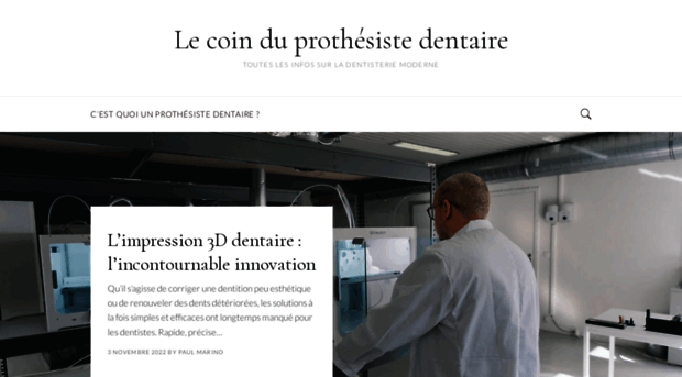 lecoinduprothesiste.fr