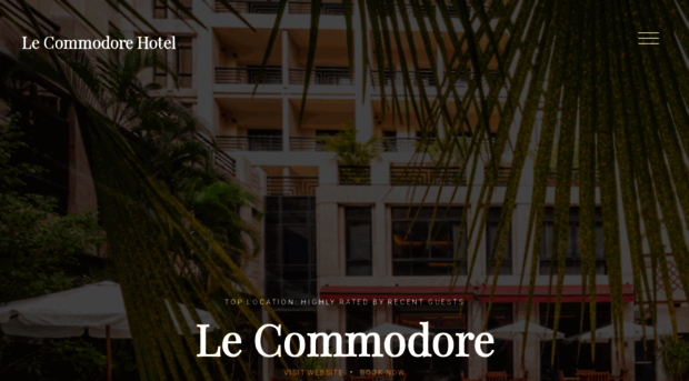 lecommodorehotel.com