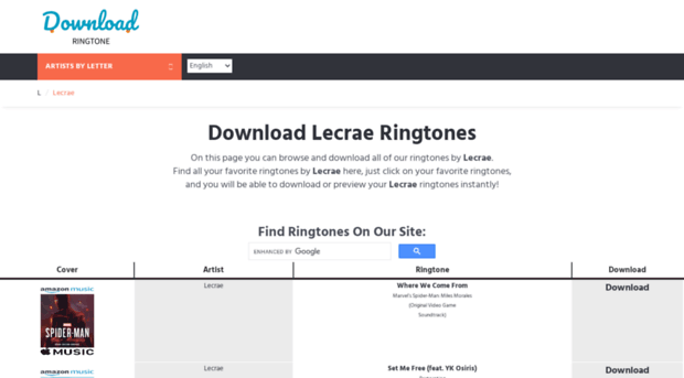 lecrae.download-ringtone.com