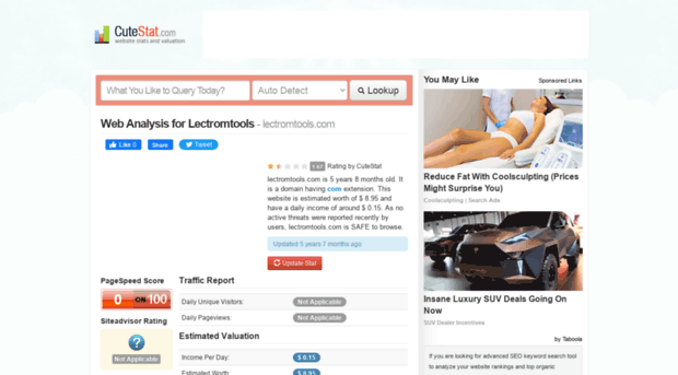lectromtools.com.cutestat.com