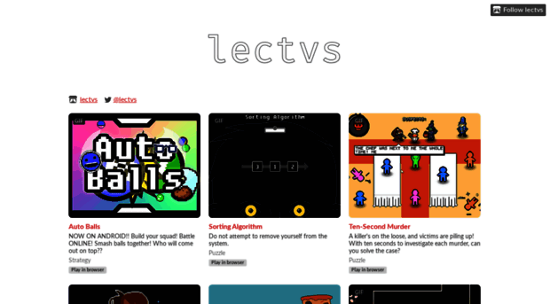 lectvs.itch.io