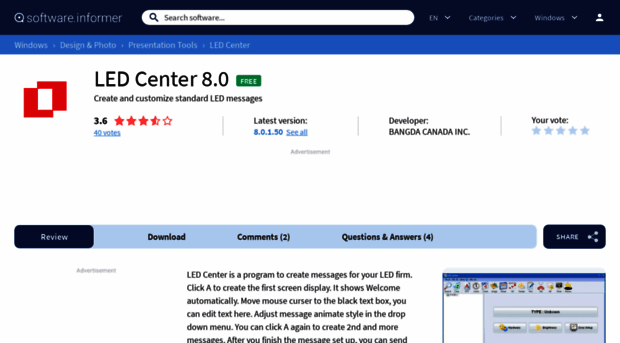 led-center.software.informer.com