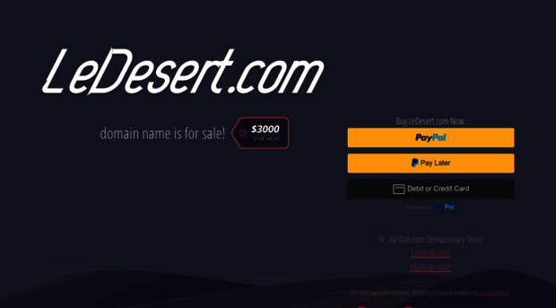 ledesert.com