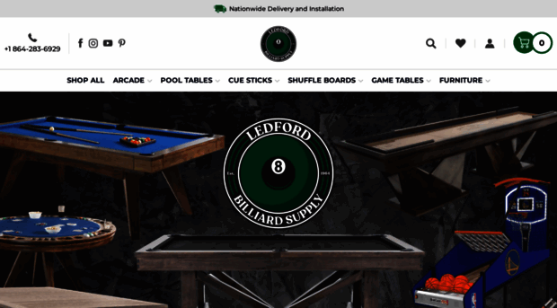 ledfordbilliardsupply.com