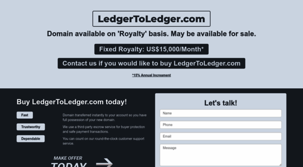 ledgertoledger.com