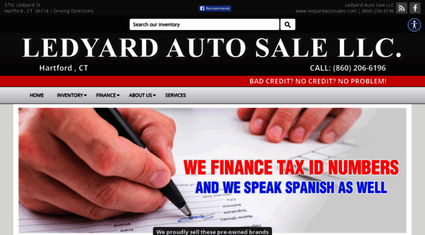 ledyardautosales.com