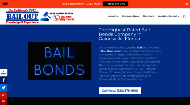 leecalhounbailbonds.com