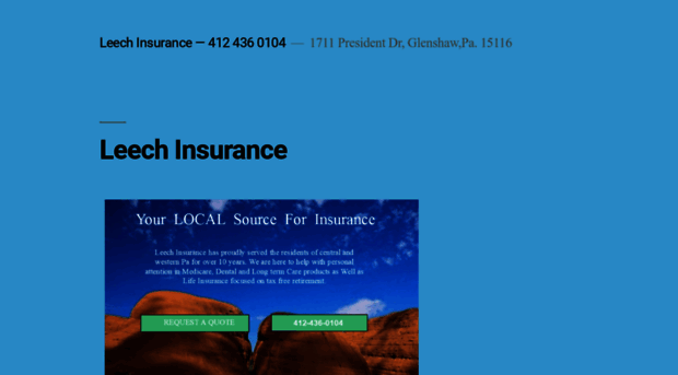 leech-insurance.com