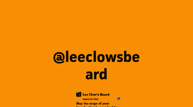 leeclowsbeard.com