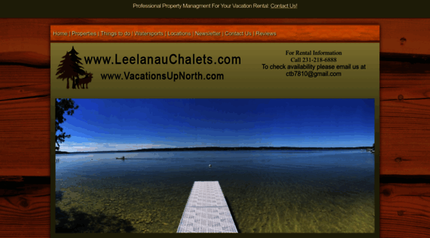 leelanauchalets.com