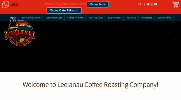 leelanaucoffee.com