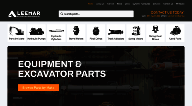 leemarexcavatorparts.com