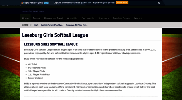 leesburggirlssoftball.org