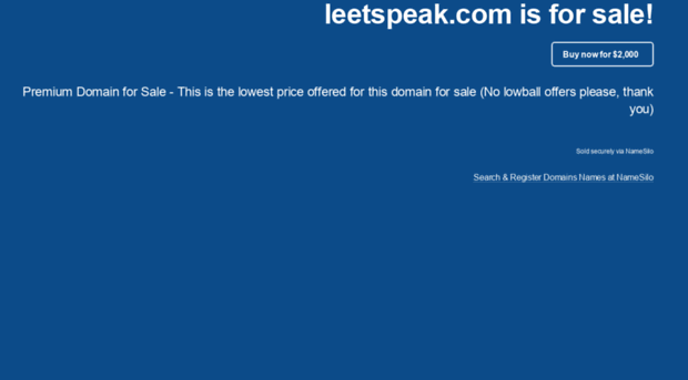 leetspeak.com