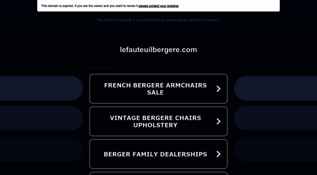 lefauteuilbergere.com