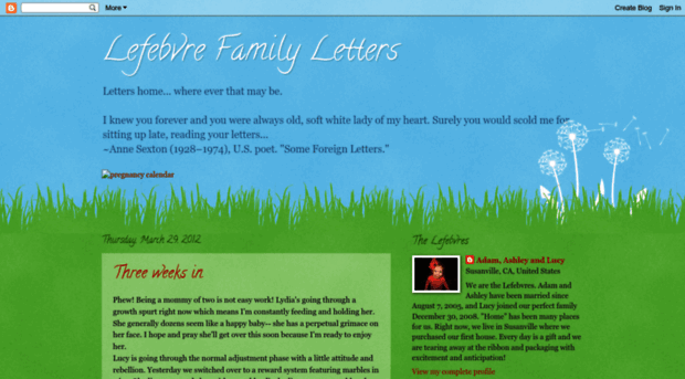 lefebvrefamilyletters.blogspot.com