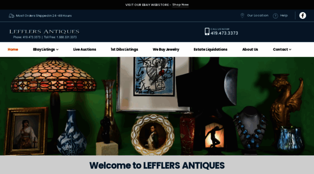 lefflersantiques.com